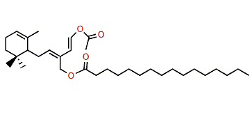 (2Z)-2-[(E)-2-(Acetyloxy)ethenyl]-4-(2,6,6-trimethylcyclohex-2-en-1-yl)-but-2-en-1-yl hexadecanoate